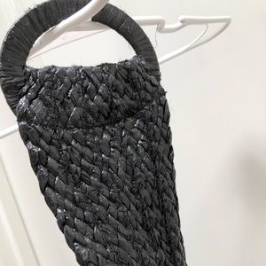 Betsey Johnson Black Wide Belt